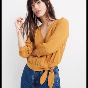 Madewell XS silk top